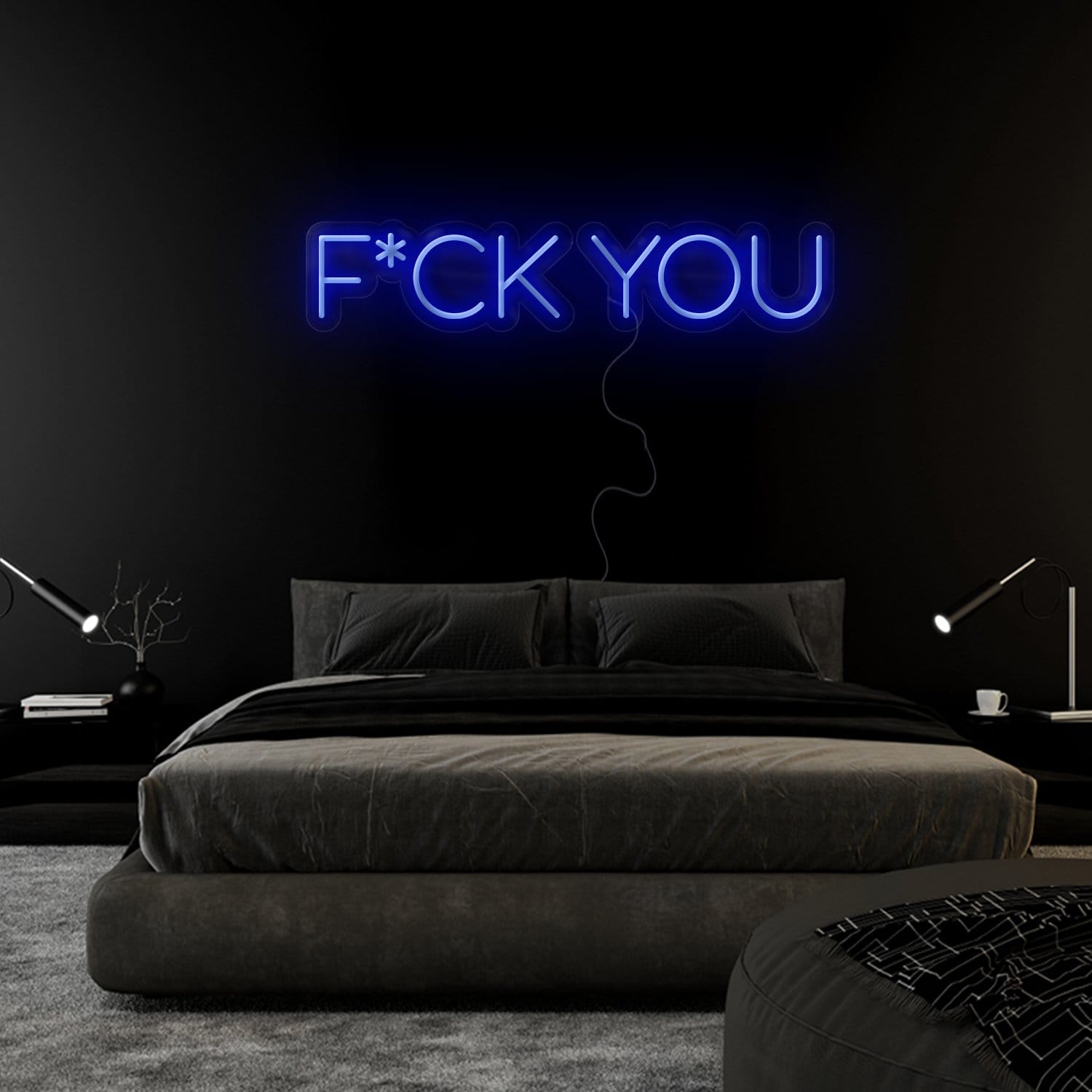 "F*ck You" LED Neonschild Sign Schriftzug - NEONEVERGLOW