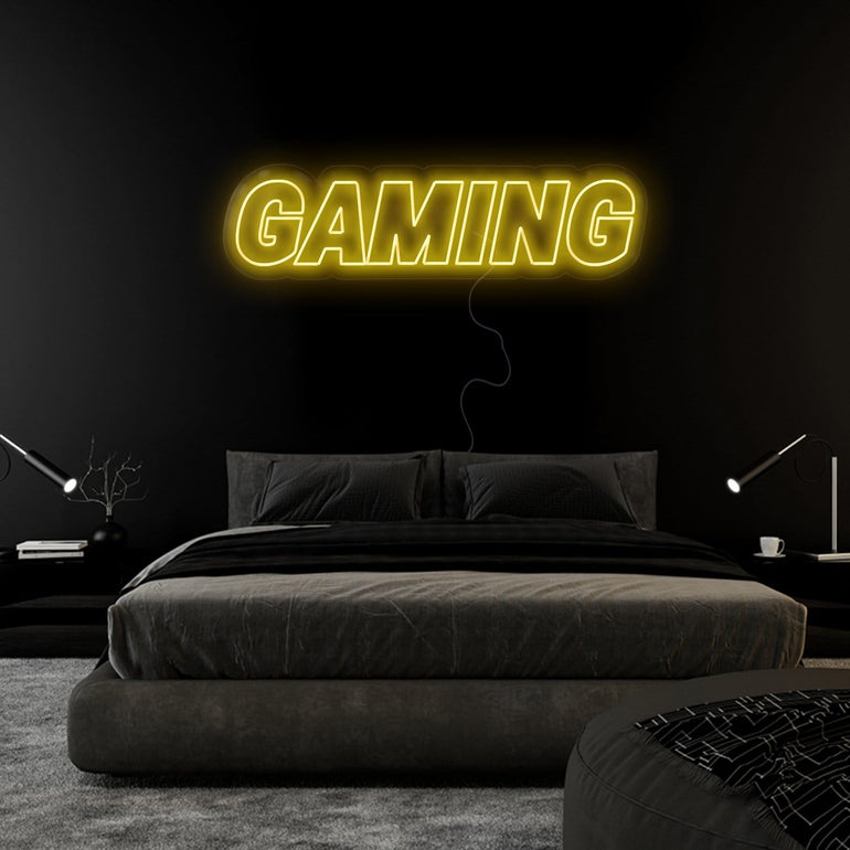 "Gaming" LED Game Neonschild Sign Schriftzug - NEONEVERGLOW