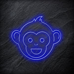 "Affe Monkey" LED Neonschild - NEONEVERGLOW