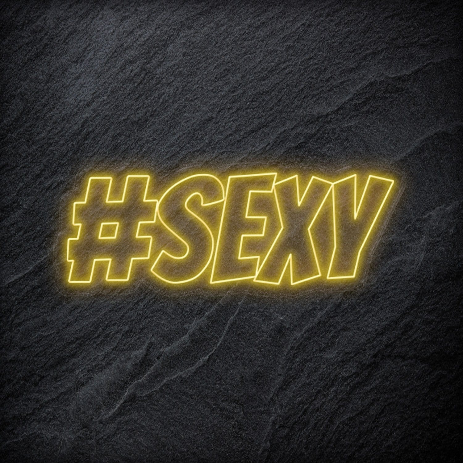 "#sexy" LED Neonschild - NEONEVERGLOW