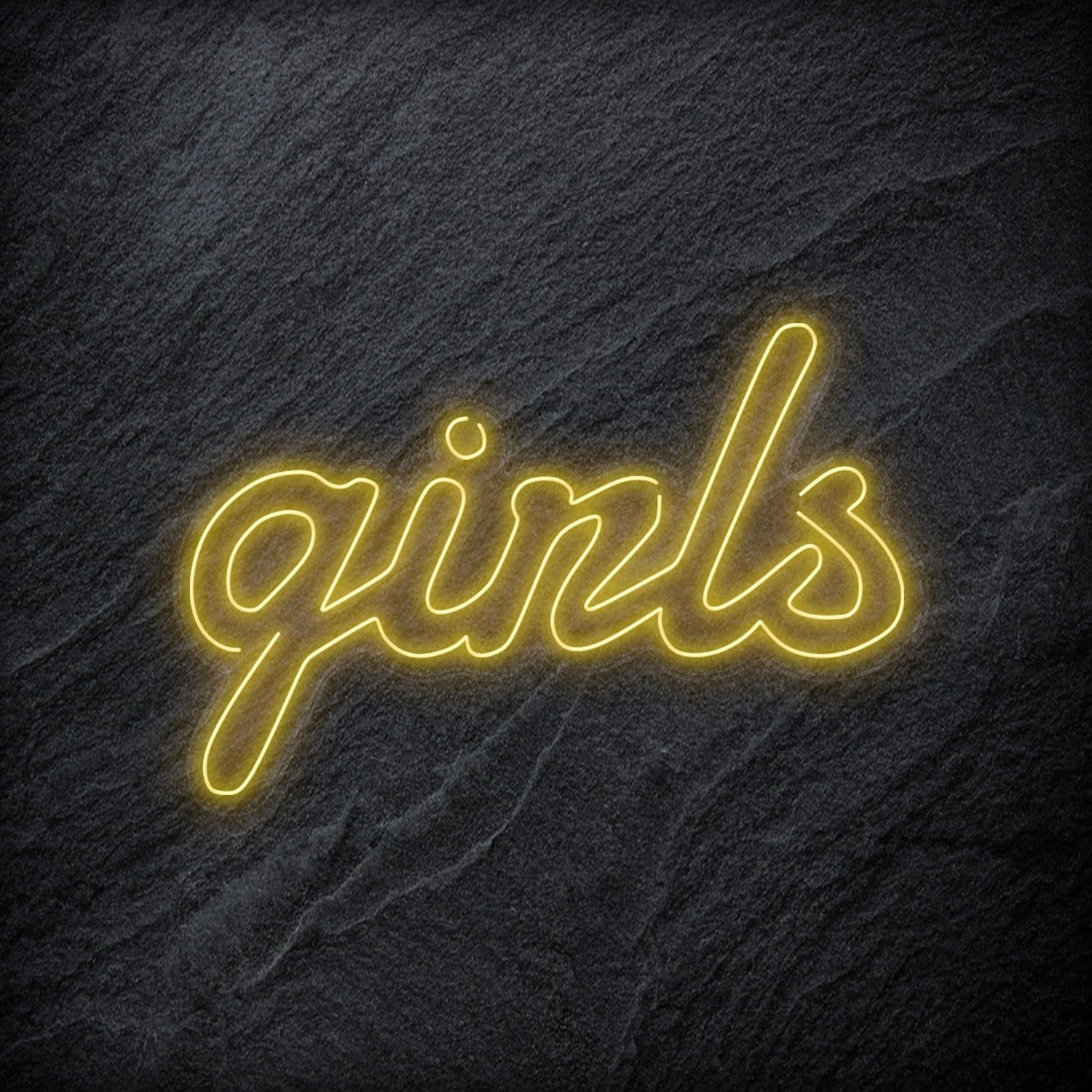 "Girls" LED Neon Schrifzug - NEONEVERGLOW