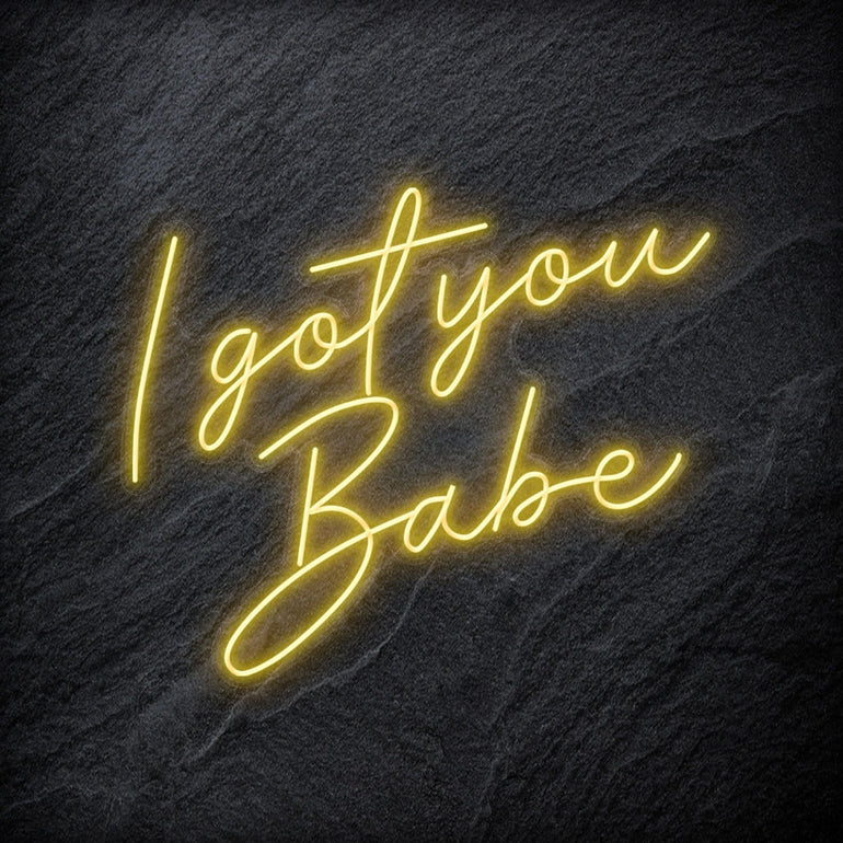 "I Got You Babe" LED Neon Schriftzug - NEONEVERGLOW