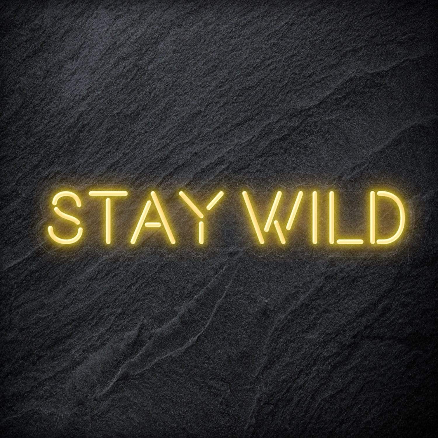 "Stay Wild" LED Neon Schriftzug Sign - NEONEVERGLOW