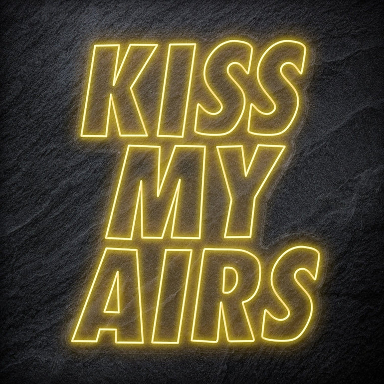 "Kiss My Air" LED Neon Schriftzug Sign - NEONEVERGLOW