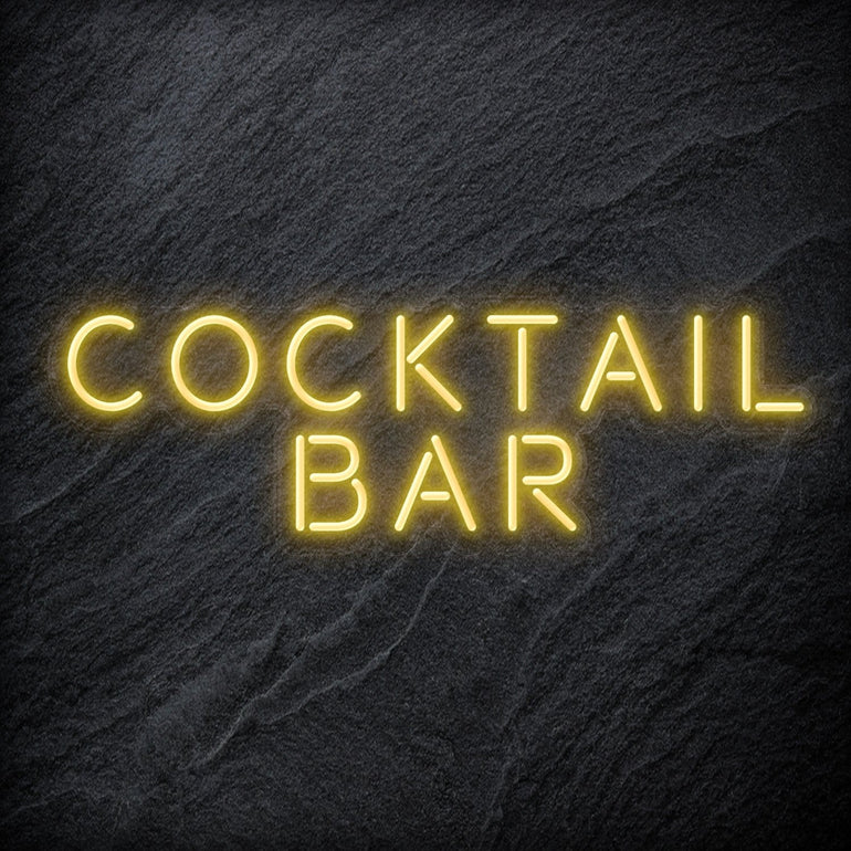 "Cocktail Bar" LED Neon Schriftzug SIgn - NEONEVERGLOW