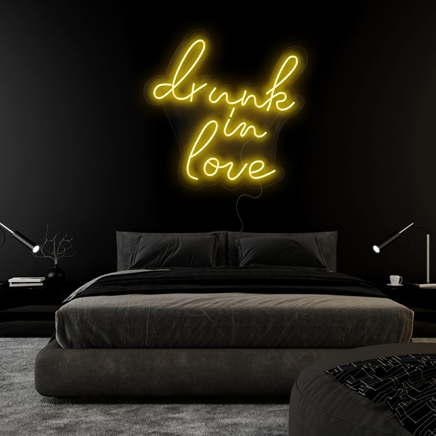 "Drunk in Love " LED Neon Sign Schriftzug - NEONEVERGLOW