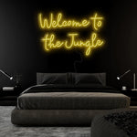"Welcome To The Jungle" LED Neonschild Sign Schriftzug - NEONEVERGLOW