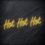 "Hot Hot Hot" LED Neon Schriftzug - NEONEVERGLOW