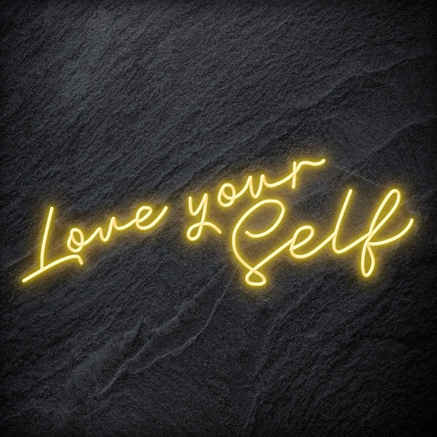 "Love Yourself" LED Neon Schriftzug - NEONEVERGLOW