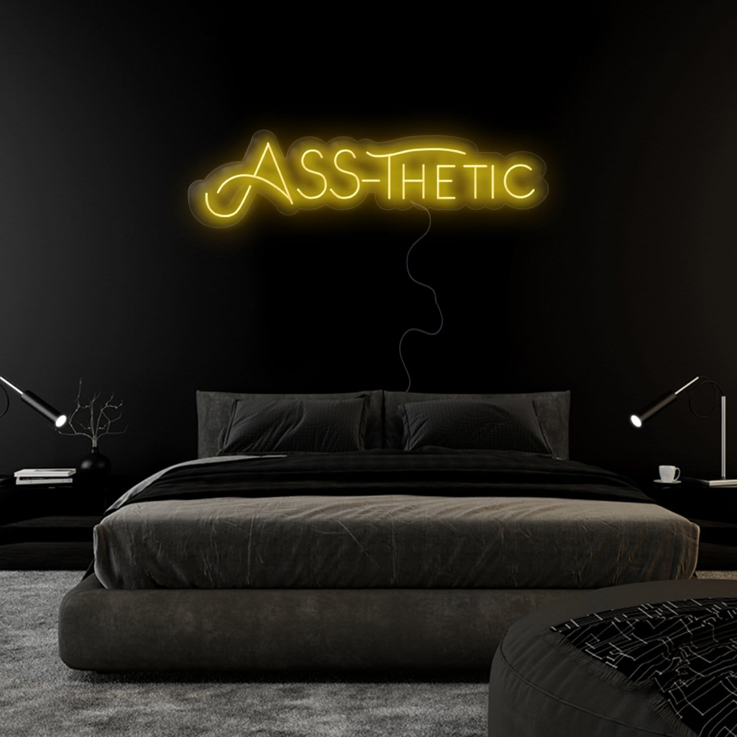 "ASS-Thetic" LED Neonschild Sign - NEONEVERGLOW