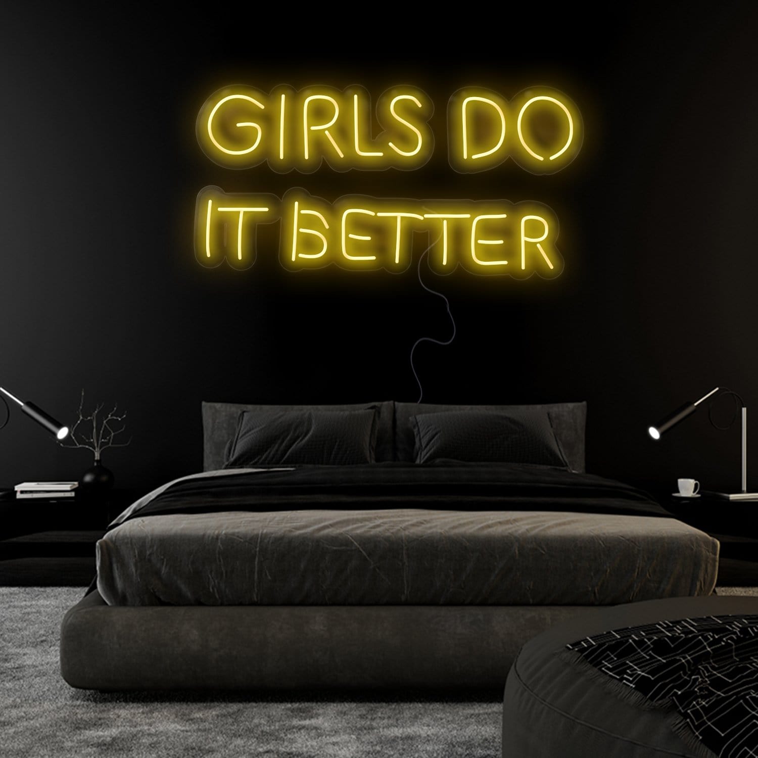 "Girls Do It Better " LED Neon Sign Schriftzug - NEONEVERGLOW
