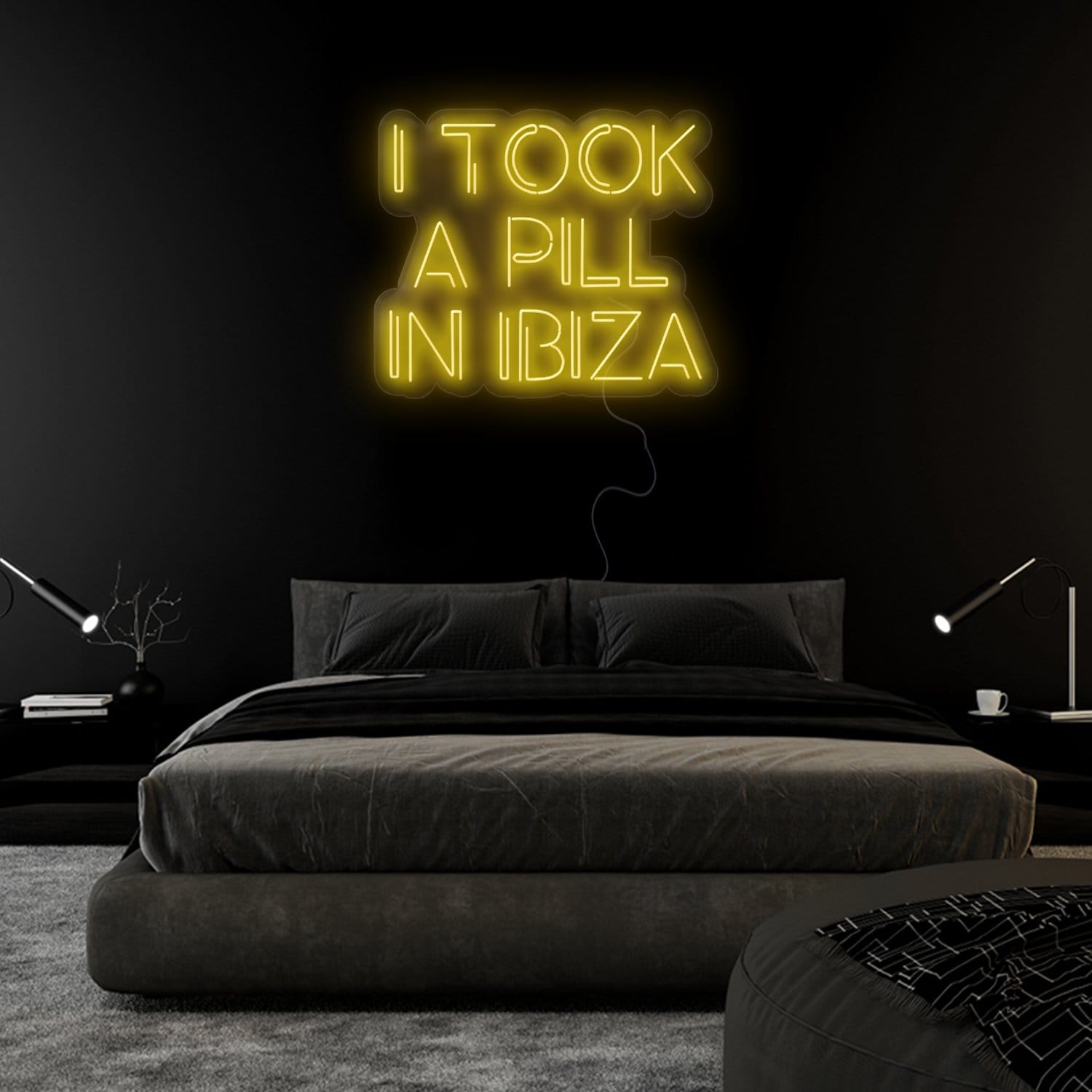 "I Took A Pill In Ibiza" LED Neon Sign Schriftzug - NEONEVERGLOW