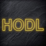 "HODL" LED Neon Schriftzug - NEONEVERGLOW