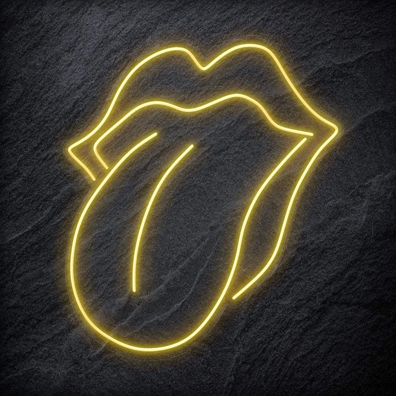 "Lips" LED Neonschild Schriftzug Sign - NEONEVERGLOW