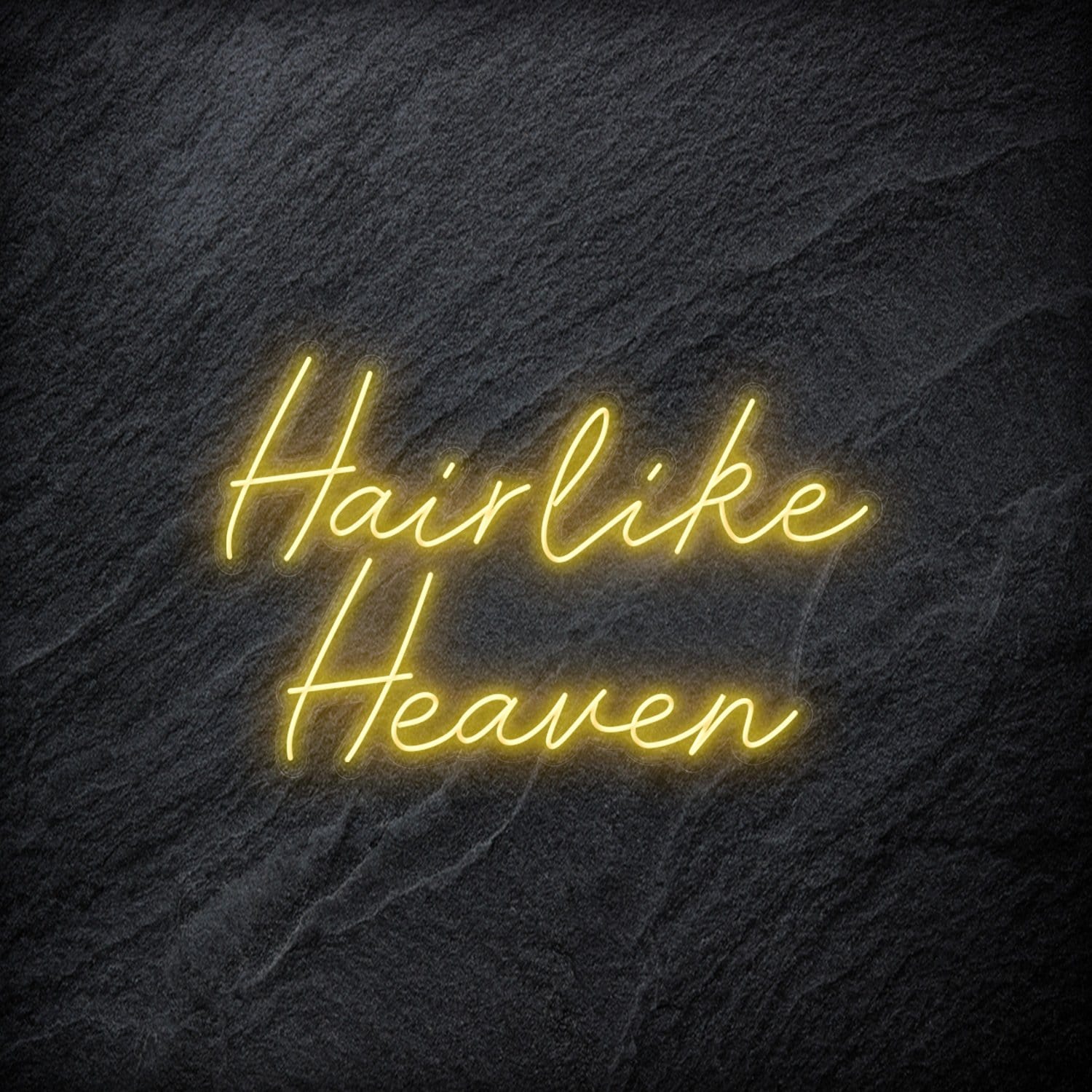 "Hairlike Heaven" LED Neon Schriftzug - NEONEVERGLOW