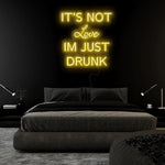 It´s not Love Im Just Drunk LED Neonschild Sign Schriftzug - NEONEVERGLOW