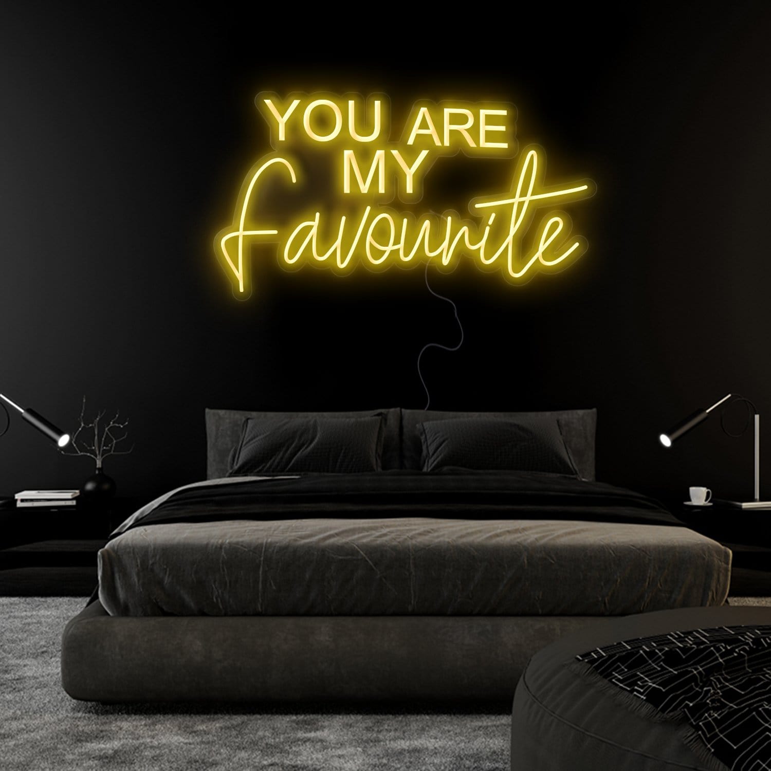 "You Are My Favourite" LED Neonschild Sign Schriftzug - NEONEVERGLOW
