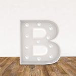 LED 3D Leuchtbuchstabe " B " - NEONEVERGLOW