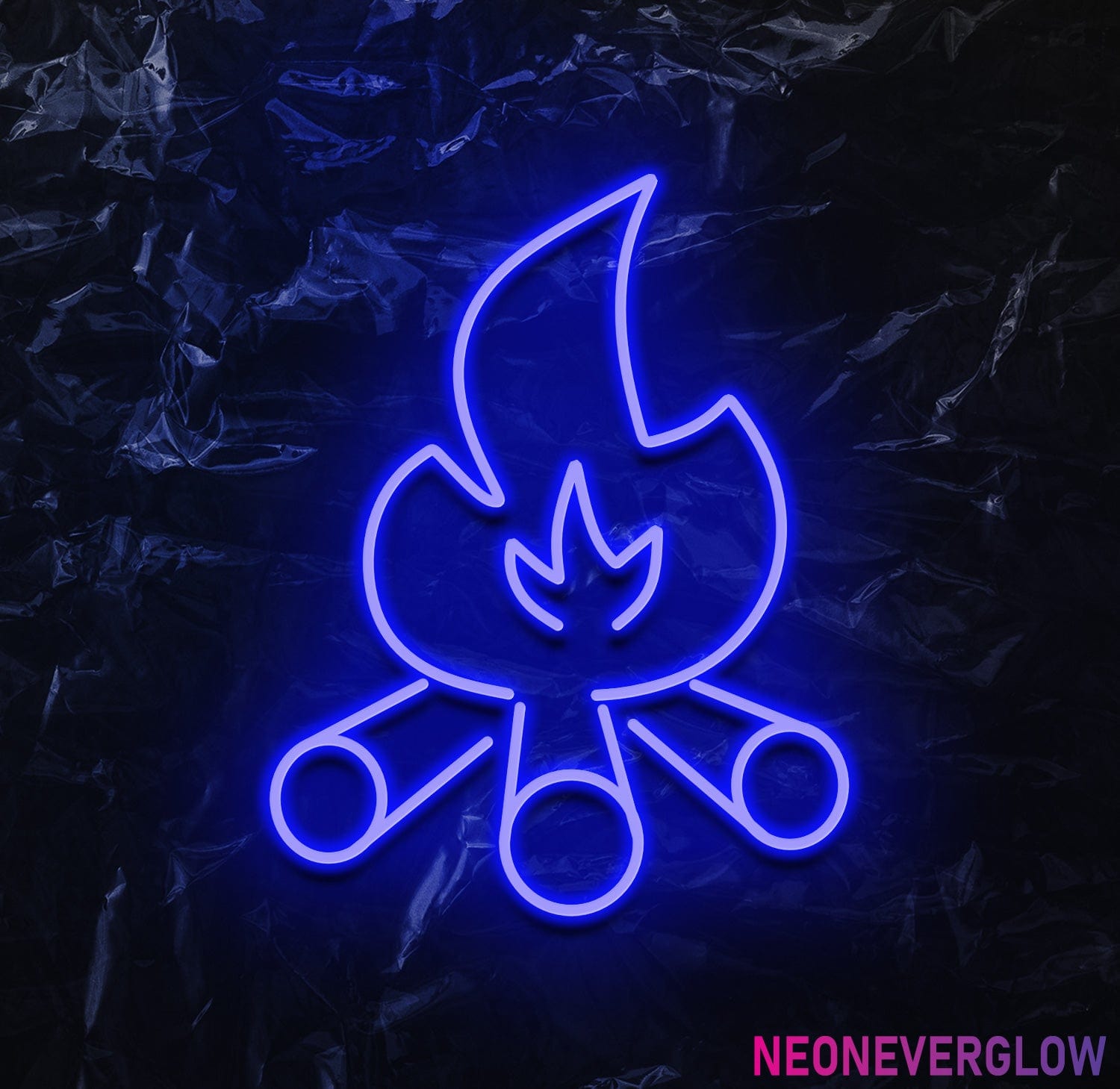 " Fire Flamme" LED Neonschild - NEONEVERGLOW