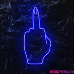 " Woman Finger" LED Neonschild - NEONEVERGLOW