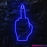 " Woman Finger" LED Neonschild - NEONEVERGLOW