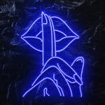 " Lippe Frau" LED Neonschild - NEONEVERGLOW