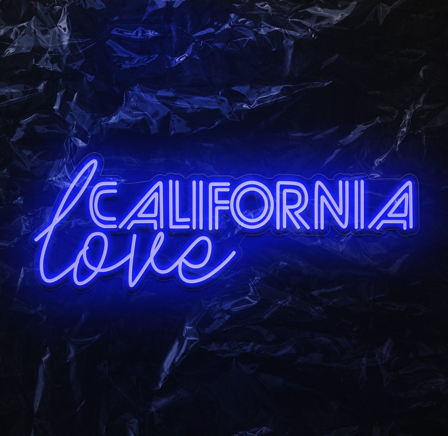 " California love" LED Neon Schriftzug - NEONEVERGLOW