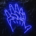 " Zusammenhalt" LED Neonschild - NEONEVERGLOW