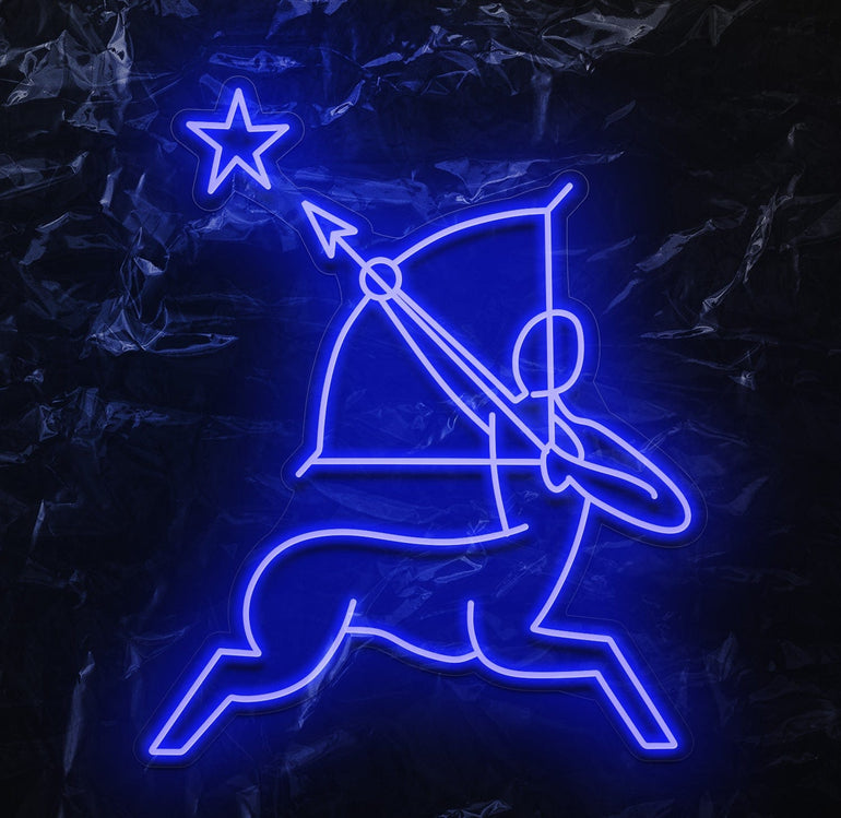 "Pfeilschütze" LED Neonschild - NEONEVERGLOW