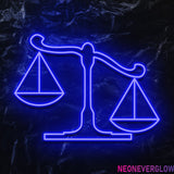 " Waage" LED Neonschild - NEONEVERGLOW