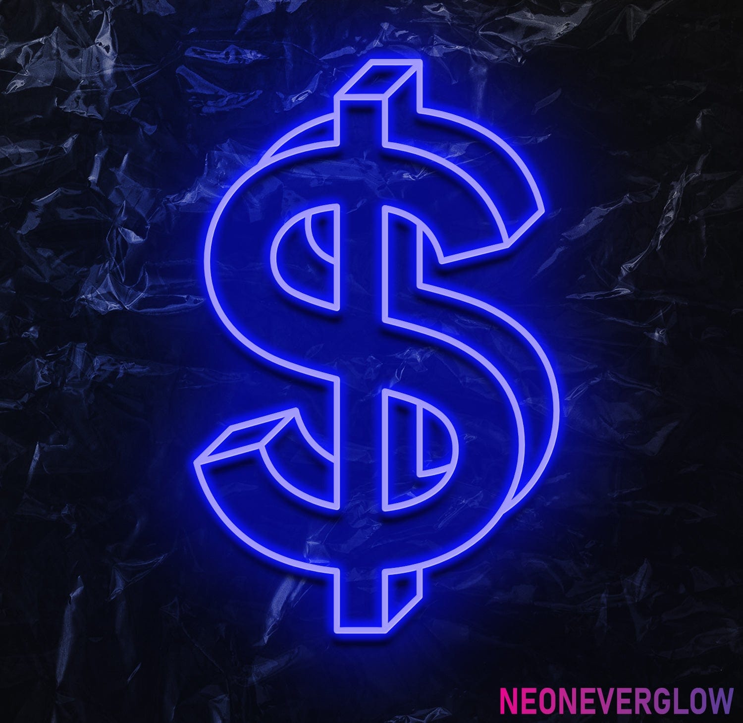 " $ " LED Neonschild - NEONEVERGLOW