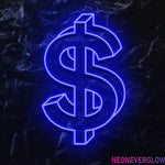 " $ " LED Neonschild - NEONEVERGLOW