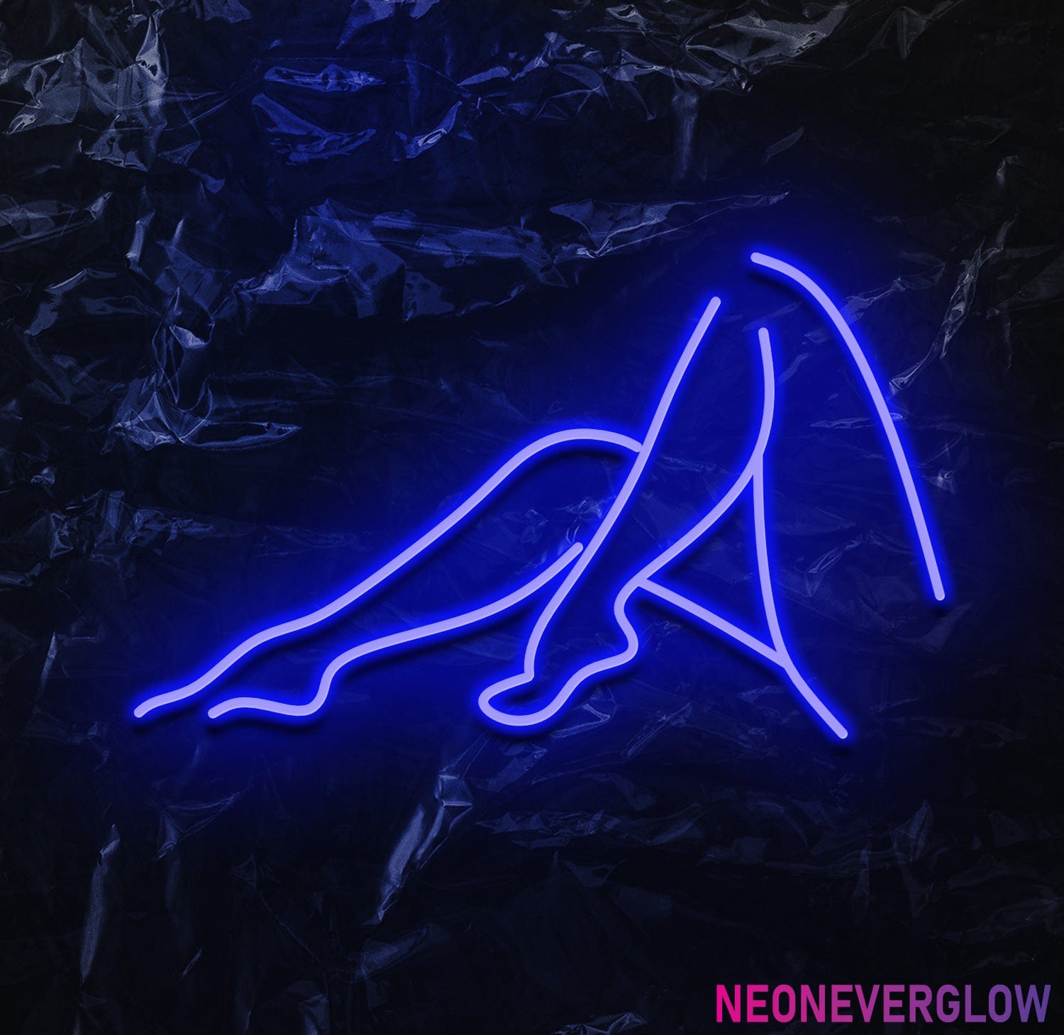 " Girl Beine" LED Neonschild - NEONEVERGLOW