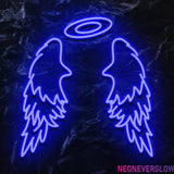 " Flügel" LED Neonschild - NEONEVERGLOW