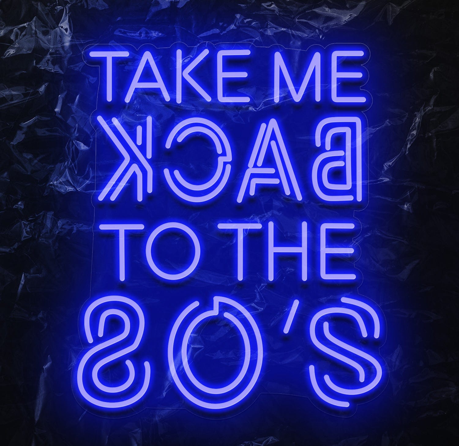 " Take Me Back" LED Neonschild - NEONEVERGLOW