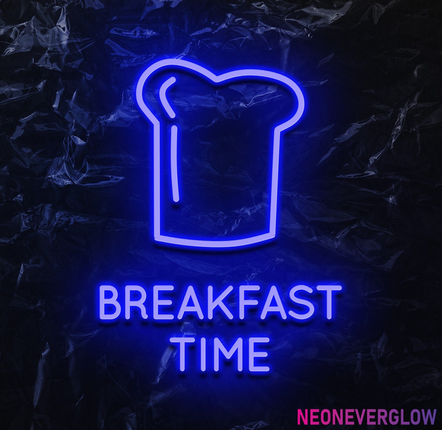" Breakfast Time" LED Neonschild - NEONEVERGLOW