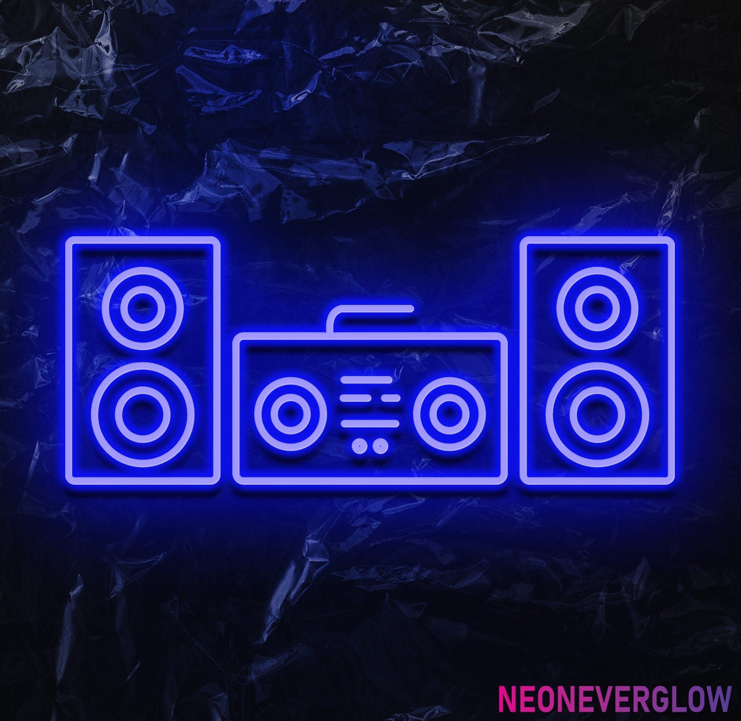 "Music Soundbox" LED Neonschild - NEONEVERGLOW