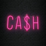 "Cash Cas$H" LED Neon Sign Schriftzug - NEONEVERGLOW