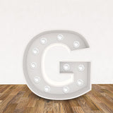 LED 3D Leuchtbuchstabe " G " - NEONEVERGLOW