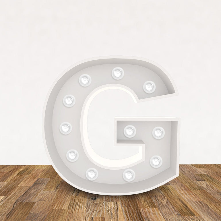 LED 3D Leuchtbuchstabe " G " - NEONEVERGLOW