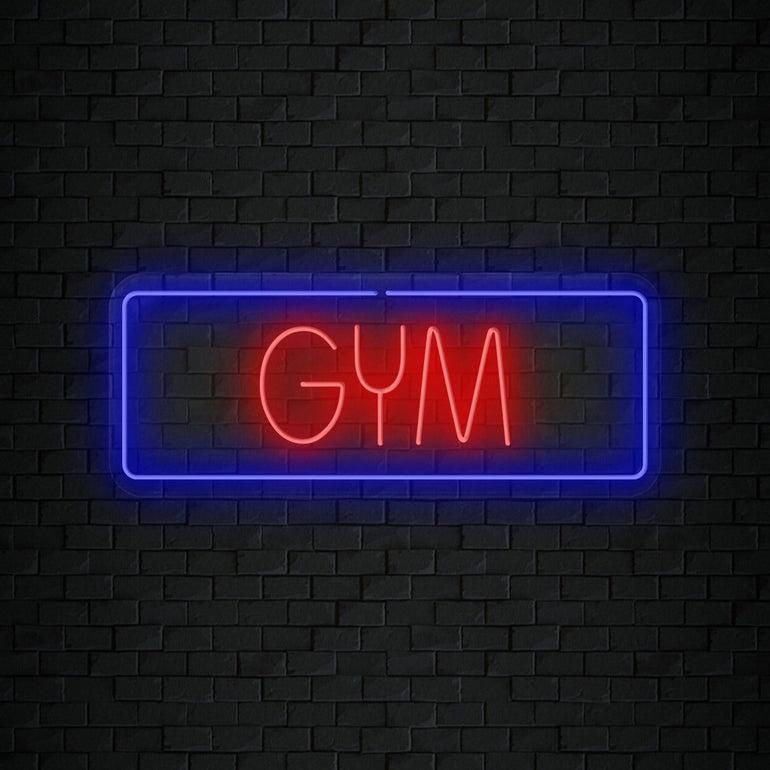 "Gym Fitness" LED Neonschild Sign Schriftzug - NEONEVERGLOW