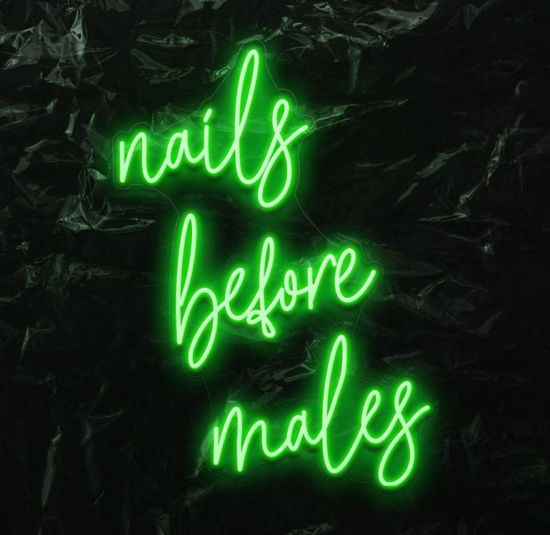 nails before males  LED Neon Schriftzug – NEONEVERGLOW
