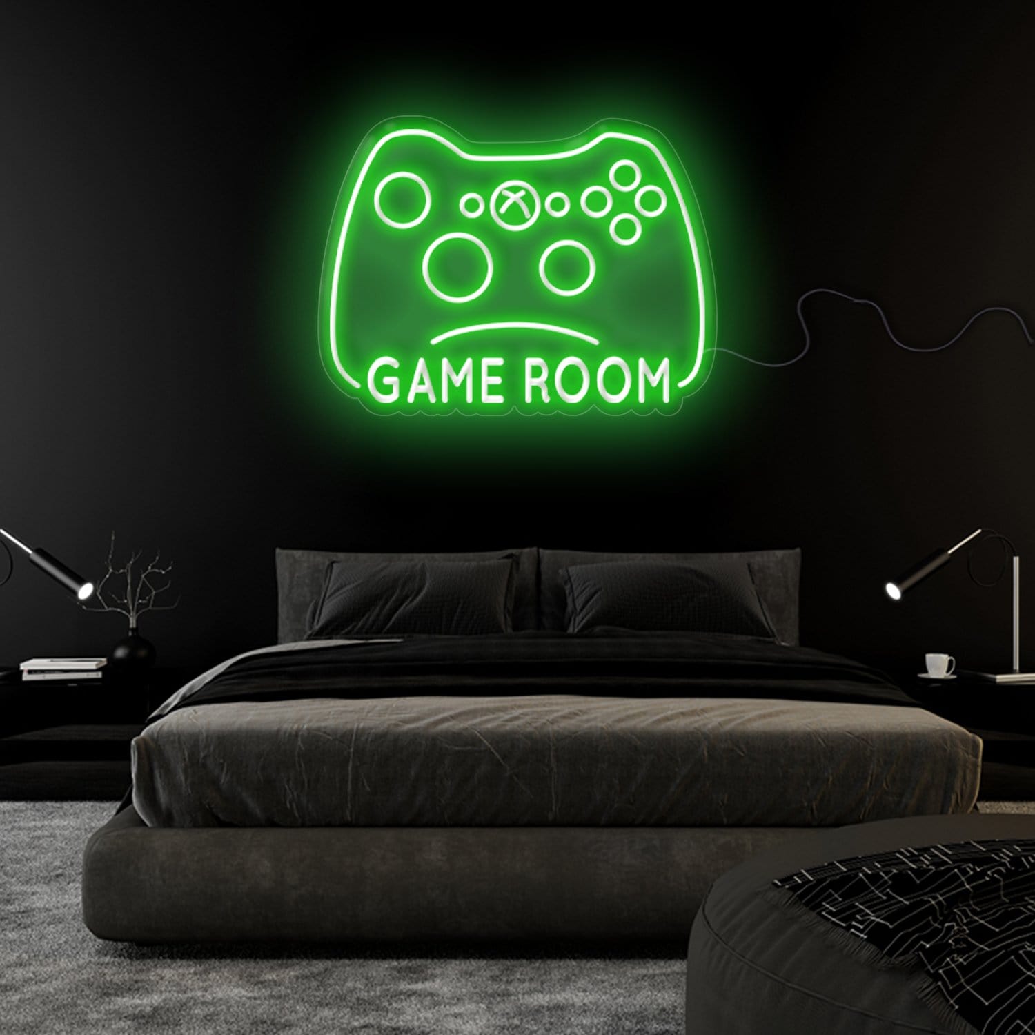 "Game Room" LED Gaming Neonschild Schriftzug Sign - NEONEVERGLOW