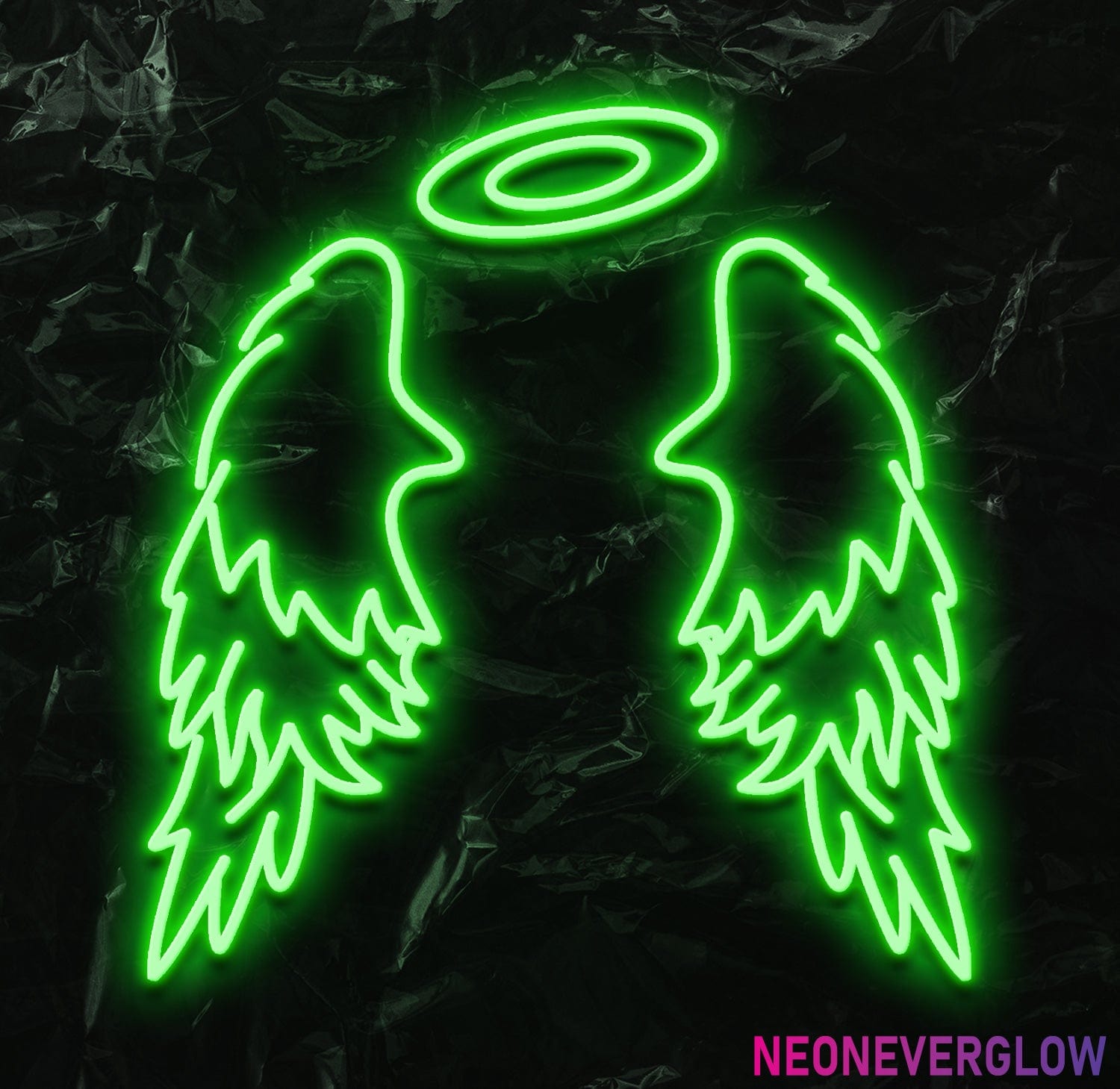 " Flügel" LED Neonschild - NEONEVERGLOW