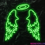 " Flügel" LED Neonschild - NEONEVERGLOW
