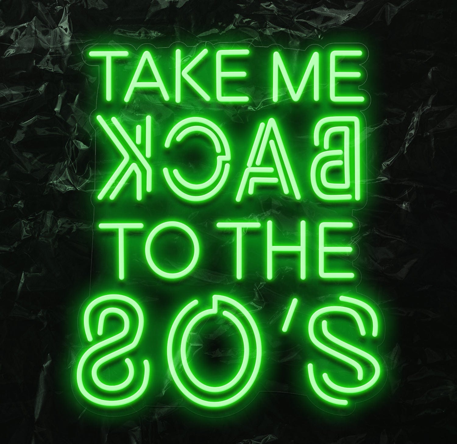 " Take Me Back" LED Neonschild - NEONEVERGLOW