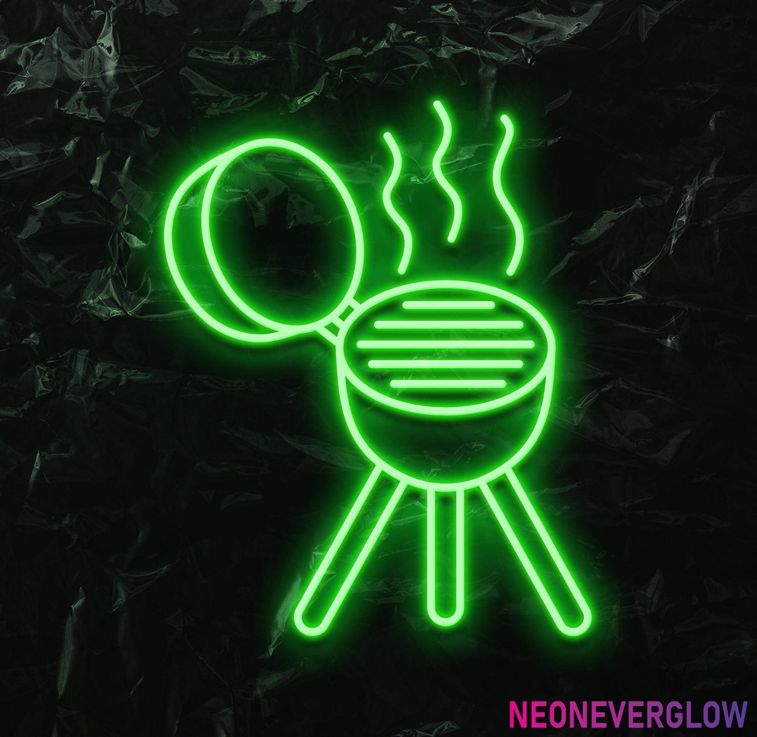 " Grillen" LED Neonschild - NEONEVERGLOW