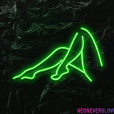 " Girl Beine" LED Neonschild - NEONEVERGLOW