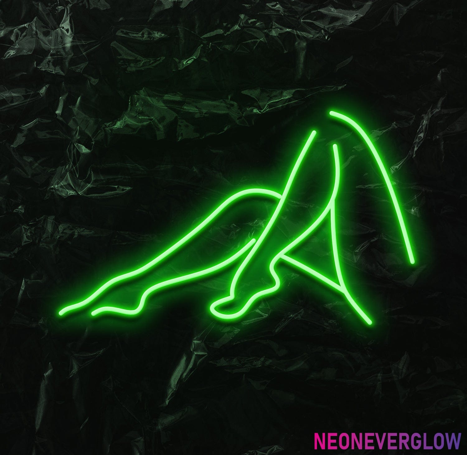 " Girl Beine" LED Neonschild - NEONEVERGLOW