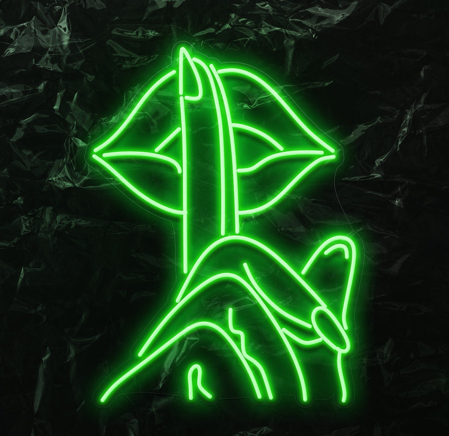 " Lippe Frau" LED Neonschild - NEONEVERGLOW
